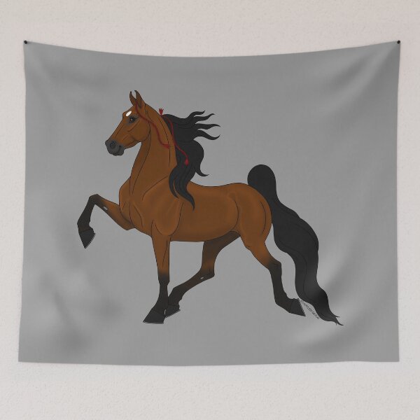 Item preview, Cartoon Bay American Saddlebred Horse designed and sold by DappledMoon.