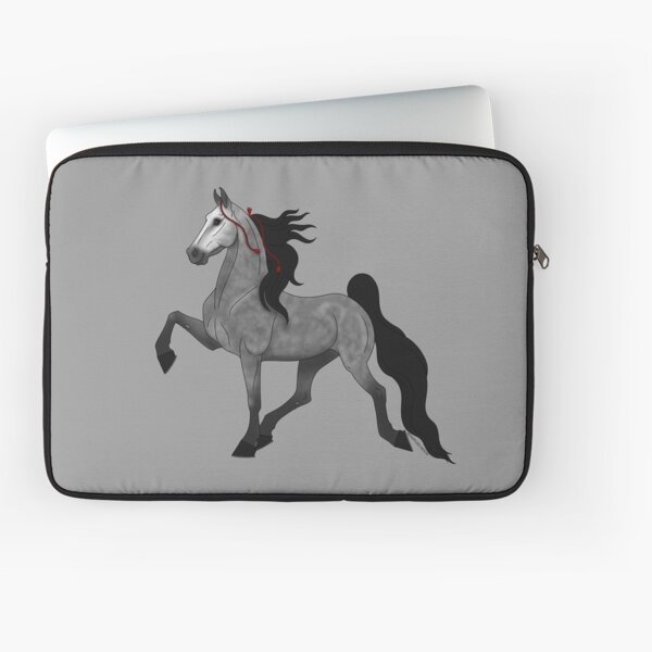 Aperçu de l'œuvre Cheval de selle américain gris de dessin animé créée et vendue par DappledMoon.