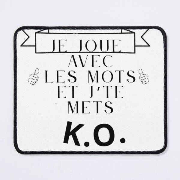 Item preview, T-shirt I play with words and I knock you out designed and sold by Anna Maria.