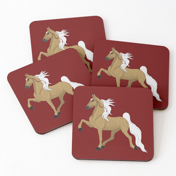 Item preview, Cartoon Palomino American Saddlebred Horse designed and sold by DappledMoon.