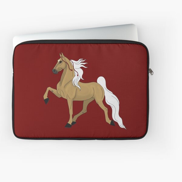 Aperçu de l'œuvre Cheval de selle américain Palomino de dessin animé créée et vendue par DappledMoon.
