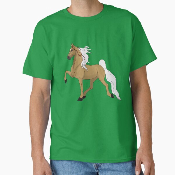 Item preview, Cartoon Palomino American Saddlebred Horse designed and sold by DappledMoon.