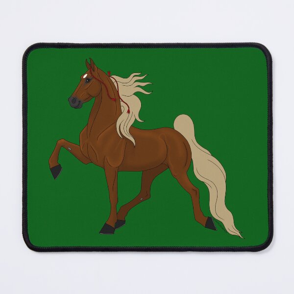 Item preview, Cartoon Chestnut American Saddlebred Horse designed and sold by DappledMoon.