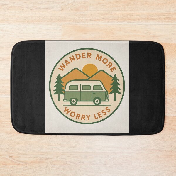 Item preview,  Retro Camper Van Travel Badge designed and sold by MindsInBloom.
