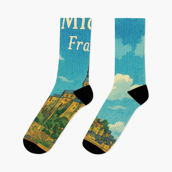 Item preview, Mont Saint-Michel Island Castle View designed and sold by Era-of-Traveler.