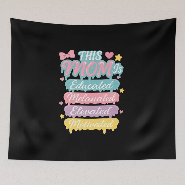 Item preview, Funny Educated Motivated Elevated Melanated Mom Mothers Day designed and sold by diyoor.