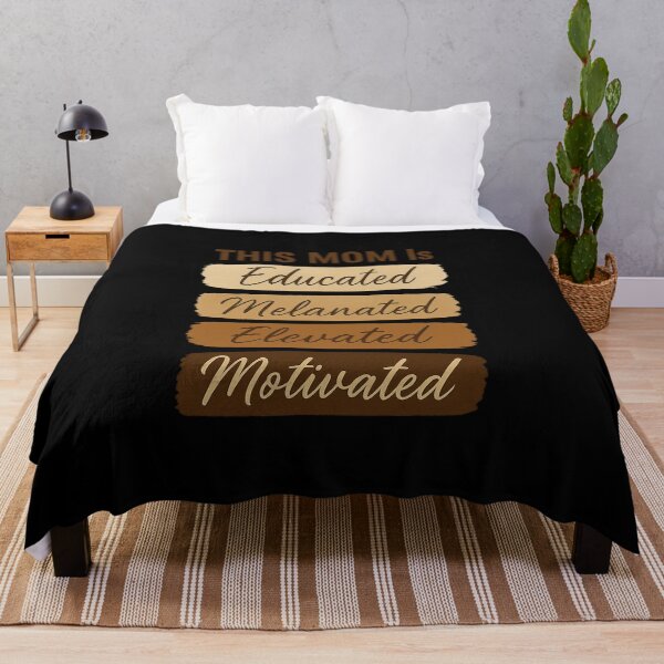 Item preview, Funny Educated Motivated Elevated Melanated Mom Mothers Day designed and sold by diyoor.