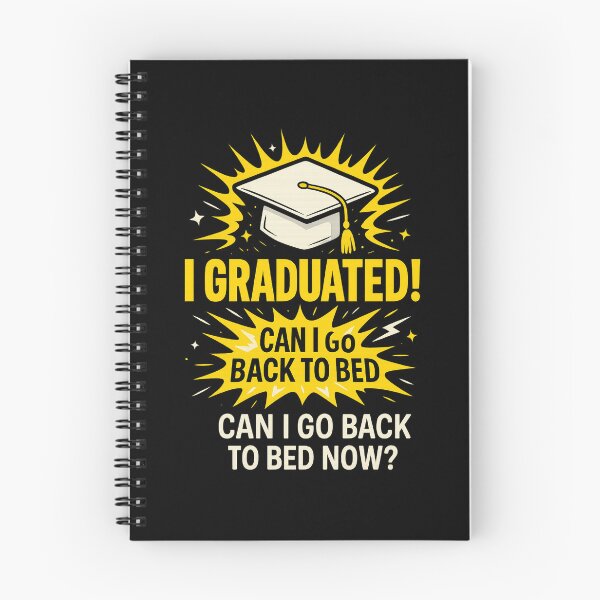 Item preview, Funny Graduation Shirt – I Graduated Can I Sleep Now designed and sold by diyoor.