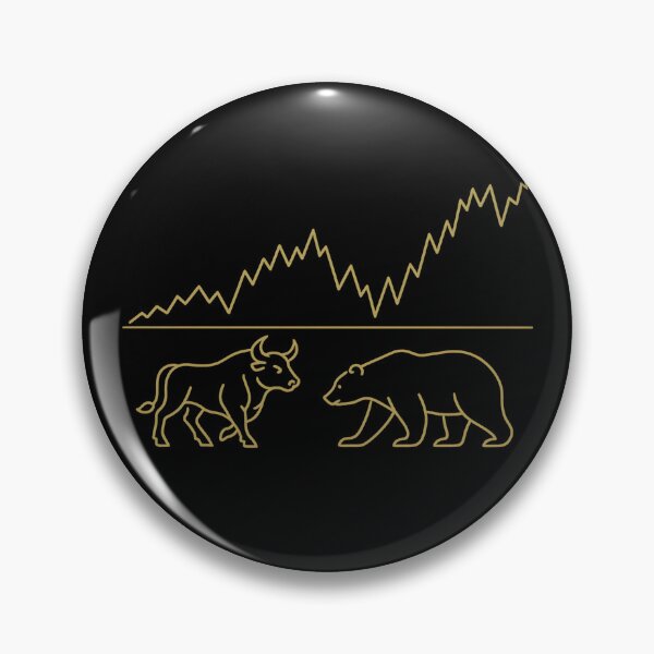 Item preview, Stock Market Bull Bear – Wall Street Trader Day Trading – Financial Market Investing designed and sold by Charisma Enigma.