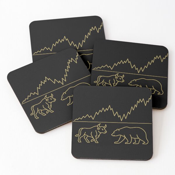 Item preview, Stock Market Bull Bear – Wall Street Trader Day Trading – Financial Market Investing designed and sold by Charisma Enigma.