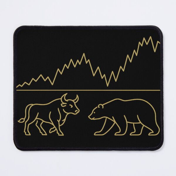 Item preview, Stock Market Bull Bear – Wall Street Trader Day Trading – Financial Market Investing designed and sold by Charisma Enigma.