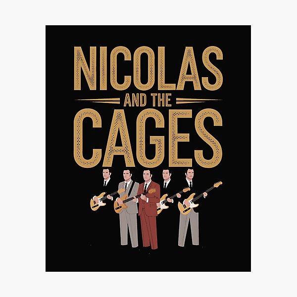 Item preview, Nicolas And The Cages Nic Cage Band  designed and sold by Nekusa.