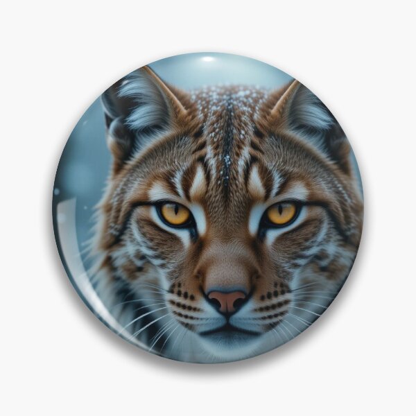Item preview,  lynx with striking golden eyes  designed and sold by InezPhotography.