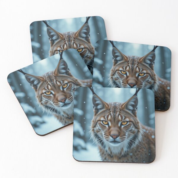 Item preview,  lynx with striking golden eyes  designed and sold by InezPhotography.