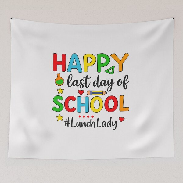 Item preview, Funny Summer Teacher Happy Last Day Of School Lunch Lady designed and sold by TalalosART.