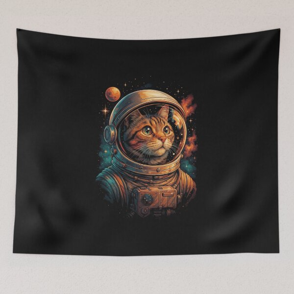Item preview, Galaxy Astronaut Cat Space designed and sold by TalalosART.