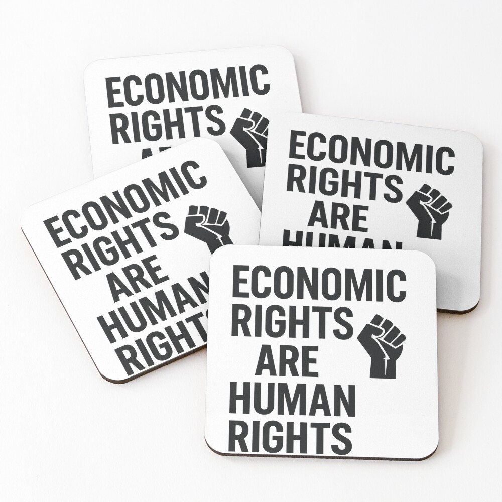 Item preview, Coasters (Set of 4) designed and sold by EatTheRichMerch.