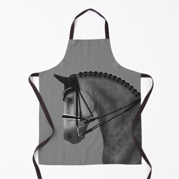 Item preview, Gray Dressage Horse in Double Bridle designed and sold by DappledMoon.