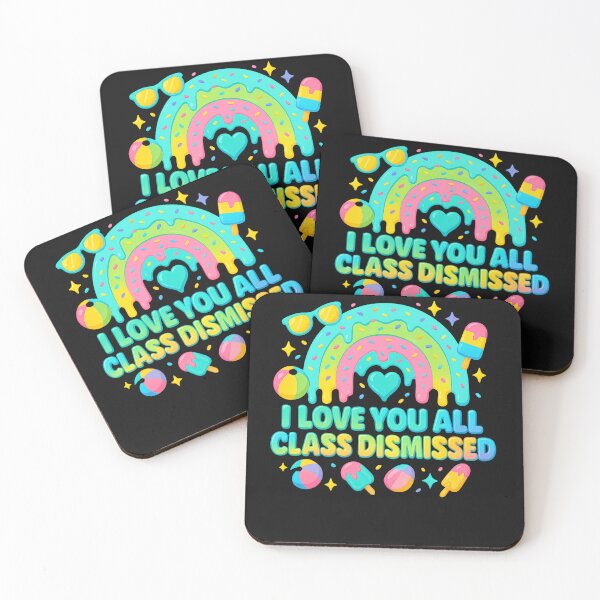 Item preview, I Love You All Class Dismissed Teacher Last Day Of School designed and sold by TalalosART.