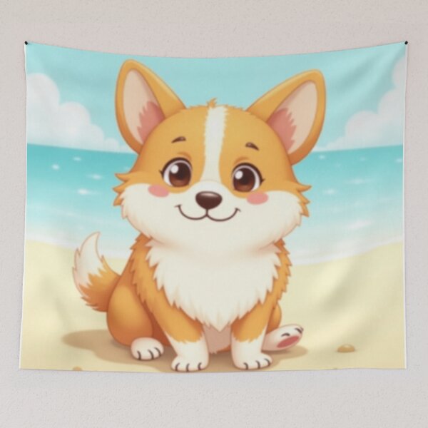 Item preview, Beach Day Corgi  designed and sold by RrTc.