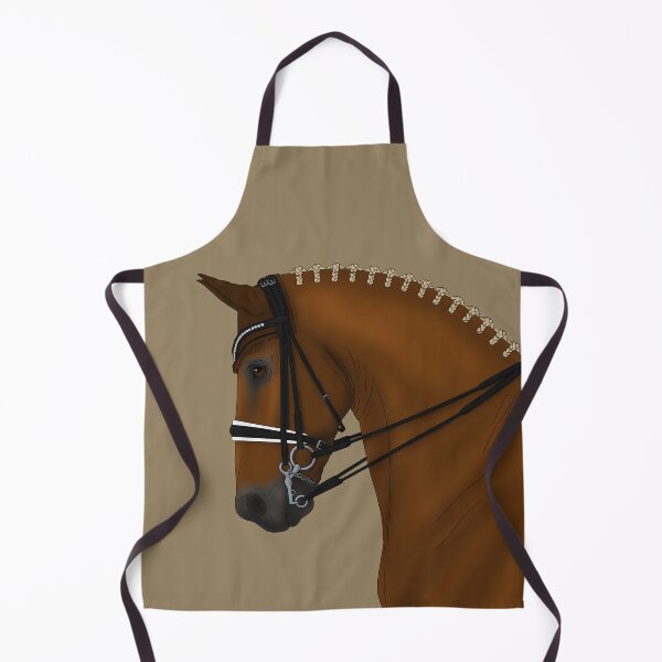 Item preview, Chestnut Dressage Horse in Double Bridle designed and sold by DappledMoon.
