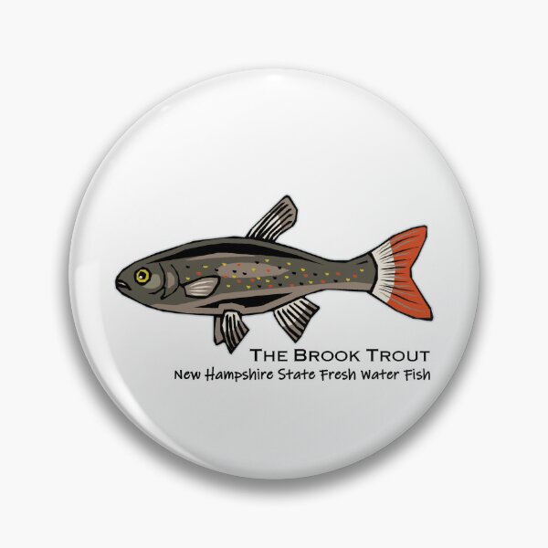 Item preview, New Hampshire State Freshwater Fish - Brook Trout designed and sold by GreenCarbon2112.