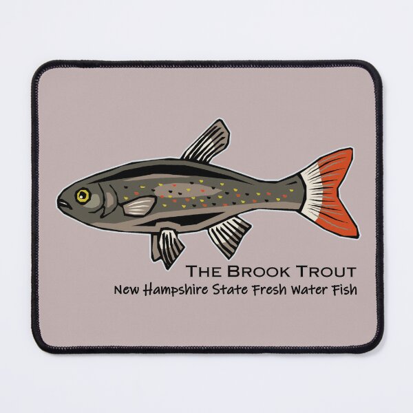 Item preview, New Hampshire State Freshwater Fish - Brook Trout designed and sold by GreenCarbon2112.