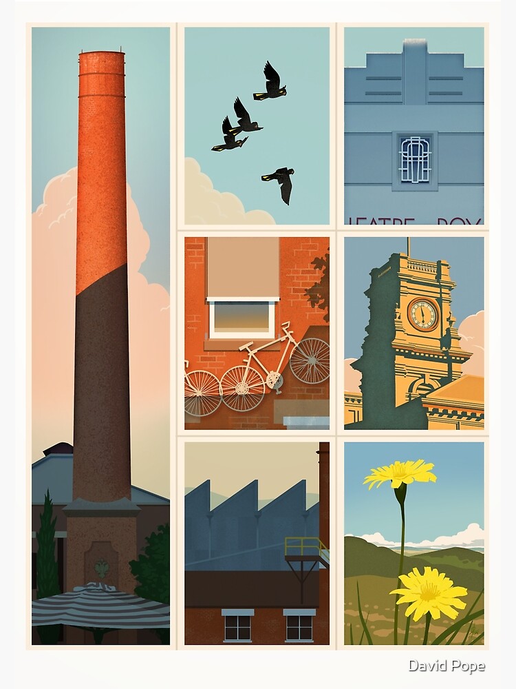 Thumbnail 3 of 3, Poster, Castlemaine designed and sold by hinze.