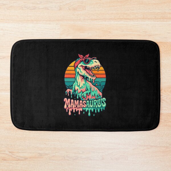 Item preview, Mamasaurus Retro Ice Drip Dinosaur Mom designed and sold by MOHITSALVI.