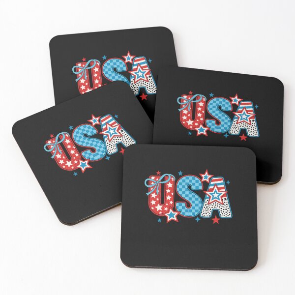 Item preview, Retro American Flag USA Coquette Bow Patriotic 4th Of July designed and sold by MOHITSALVI.
