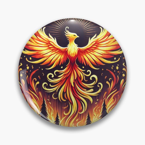 Item preview, Vibrant And Magical Phoenix designed and sold by Dream Bloom Gallery.