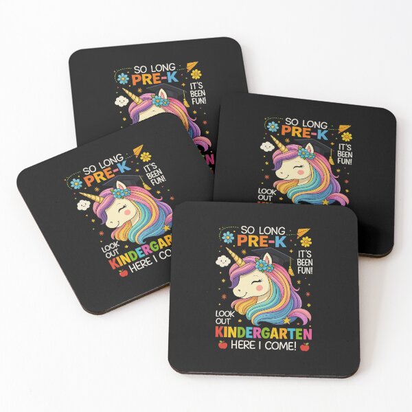 Item preview, So Long Pre K It s Been Fun Look Out Kindergarten Unicorn designed and sold by MOHITSALVI.
