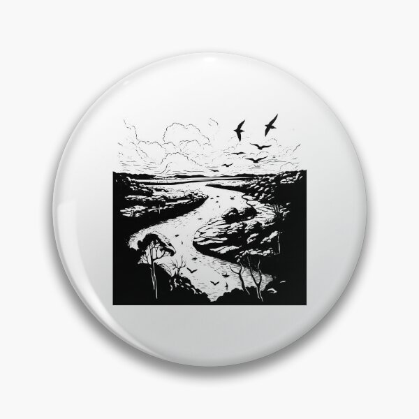 Item preview, Amazon River Stream Basin Water Jungle Rainforest designed and sold by inkoutninja.