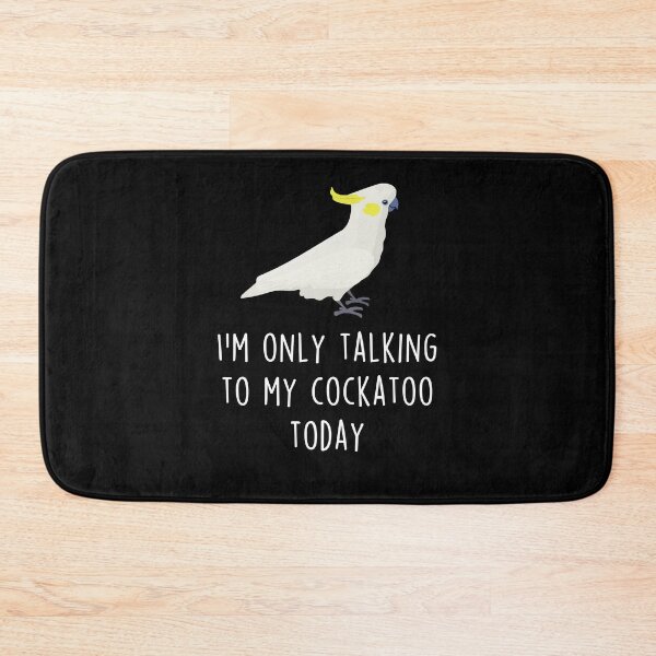 Item preview, Sulphur-Crested Cockatoo Parrot Talking To designed and sold by Clara Hollins.