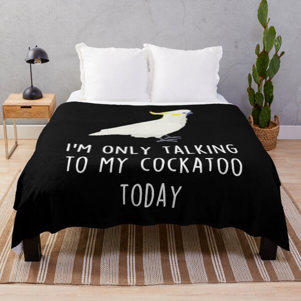 Item preview, Sulphur-Crested Cockatoo Parrot Talking To designed and sold by Clara Hollins.