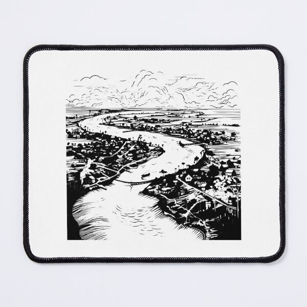 Item preview, Amazon River Stream Basin Water Jungle Rainforest designed and sold by inkoutninja.