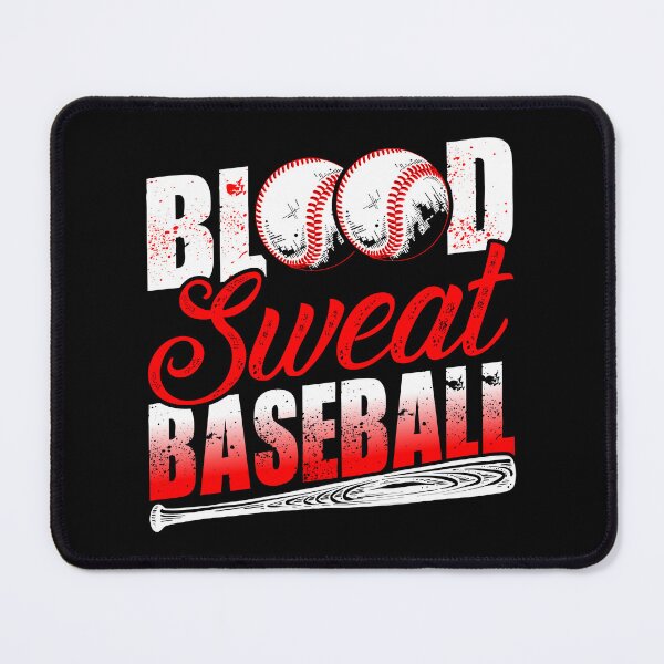 Item preview, Blood, Sweat, Baseball Sport Art designed and sold by Back2Collage.