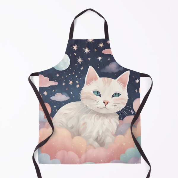 Item preview, Dreamy Cat In Erubean Shades designed and sold by Dream Bloom Gallery.