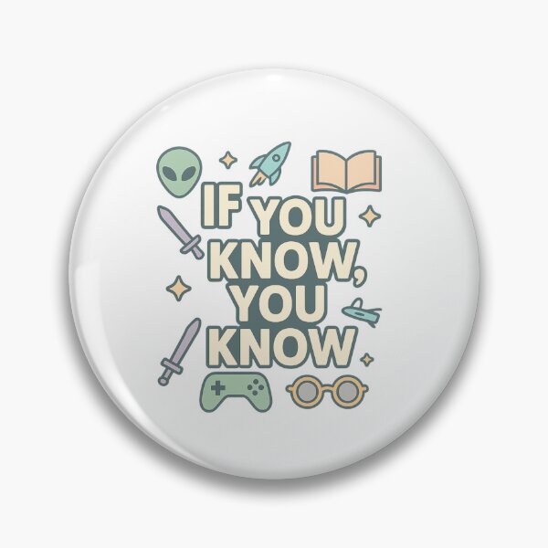Item preview, If You Know, You Know – Fandom Icons Mashup | Subtle Geek Aesthetic designed and sold by DJCApparel.