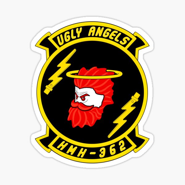 Item preview, HMH-362 Ugly Angels Toy Emblem designed and sold by Rotorhead Designs.