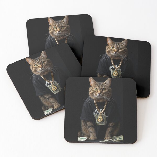 Item preview, Rapper cat designed and sold by AlyMouk.