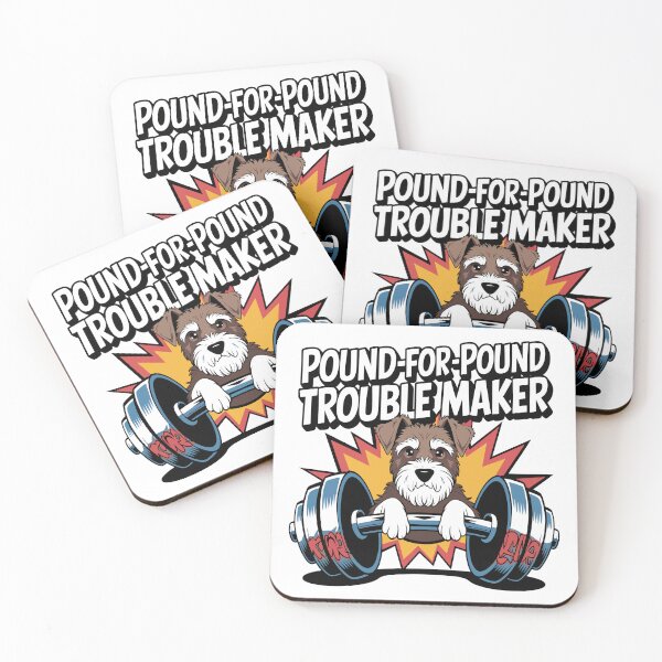 Item preview, Pound-for-Pound Trouble Maker Schnauzer Gym Design designed and sold by WildlifeInc.