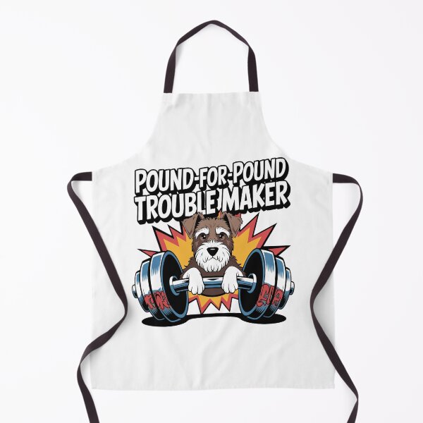 Item preview, Pound-for-Pound Trouble Maker Schnauzer Gym Design designed and sold by WildlifeInc.