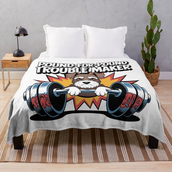 Item preview, Pound-for-Pound Trouble Maker Schnauzer Gym Design designed and sold by WildlifeInc.