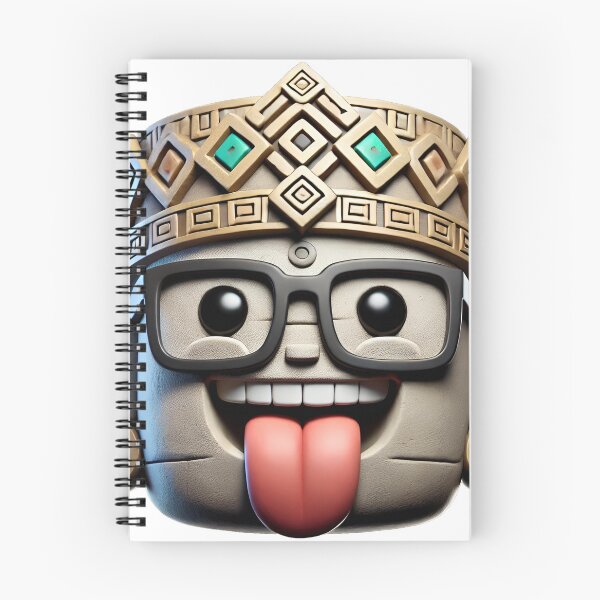 Item preview, Inka Tinka - Inca Emoji King – Tongue Out, Brains Out designed and sold by BeamiCreations.