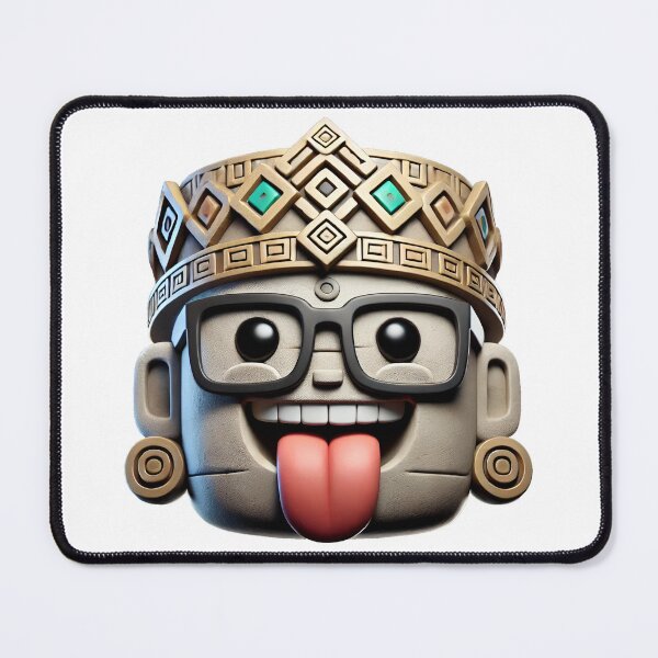 Item preview, Inka Tinka - Inca Emoji King – Tongue Out, Brains Out designed and sold by BeamiCreations.