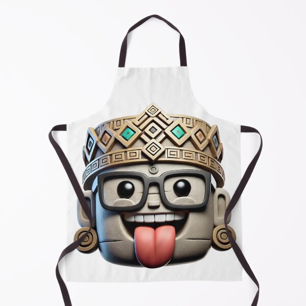 Item preview, Inka Tinka - Inca Emoji King – Tongue Out, Brains Out designed and sold by BeamiCreations.