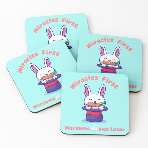 Item preview, Cute Easter Bunny Miracles First Marshmallows Later | Funny Quotes Classic T-Shirt   designed and sold by pixelnprint111.