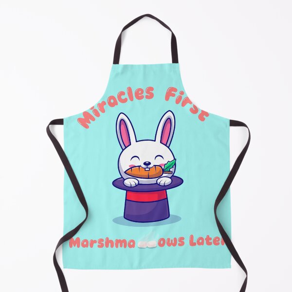 Item preview, Cute Easter Bunny Miracles First Marshmallows Later | Funny Quotes Classic T-Shirt   designed and sold by pixelnprint111.