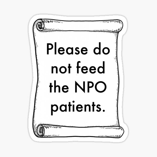 Item preview, NPO Patients designed and sold by HoboSack.